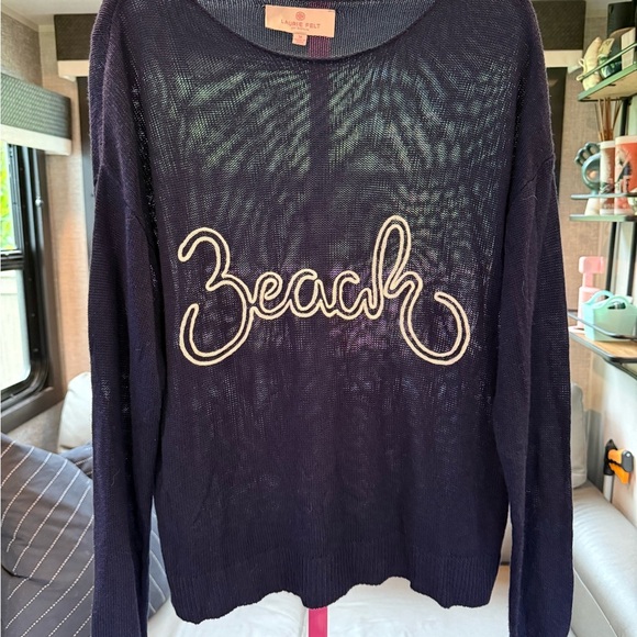 Laurie Felt Tops - Laurie Felt Blue Knit Top